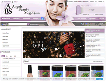 Tablet Screenshot of angelsbeautysupply.com
